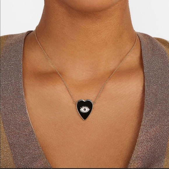 Necklace Evil Eye Rhinestone cutesiest to mix - Picture 2 of 7